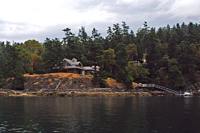 Nice home on Ainslie Point at the West end of Bedwell Harbor.